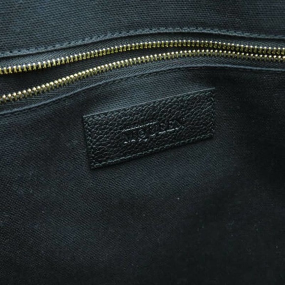 👜⭐️AUTHENTIC⭐️👜 Alexander McQueen 2 Way Shoulder bag Calfskin Leather Black - Picture 12 of 12